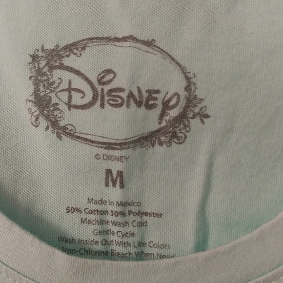 DISNEY The Little Mermaid Size M Aqua T-Shirt - Picture 3 of 5